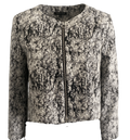 Marble cropped blazer
