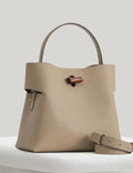 Gaia bag Taupe off white