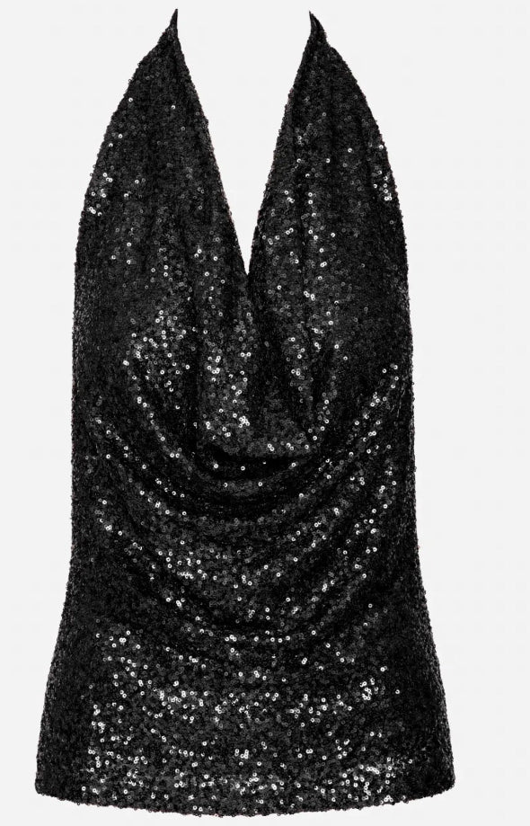 Assemetric strapless  Shiny  shirt 858