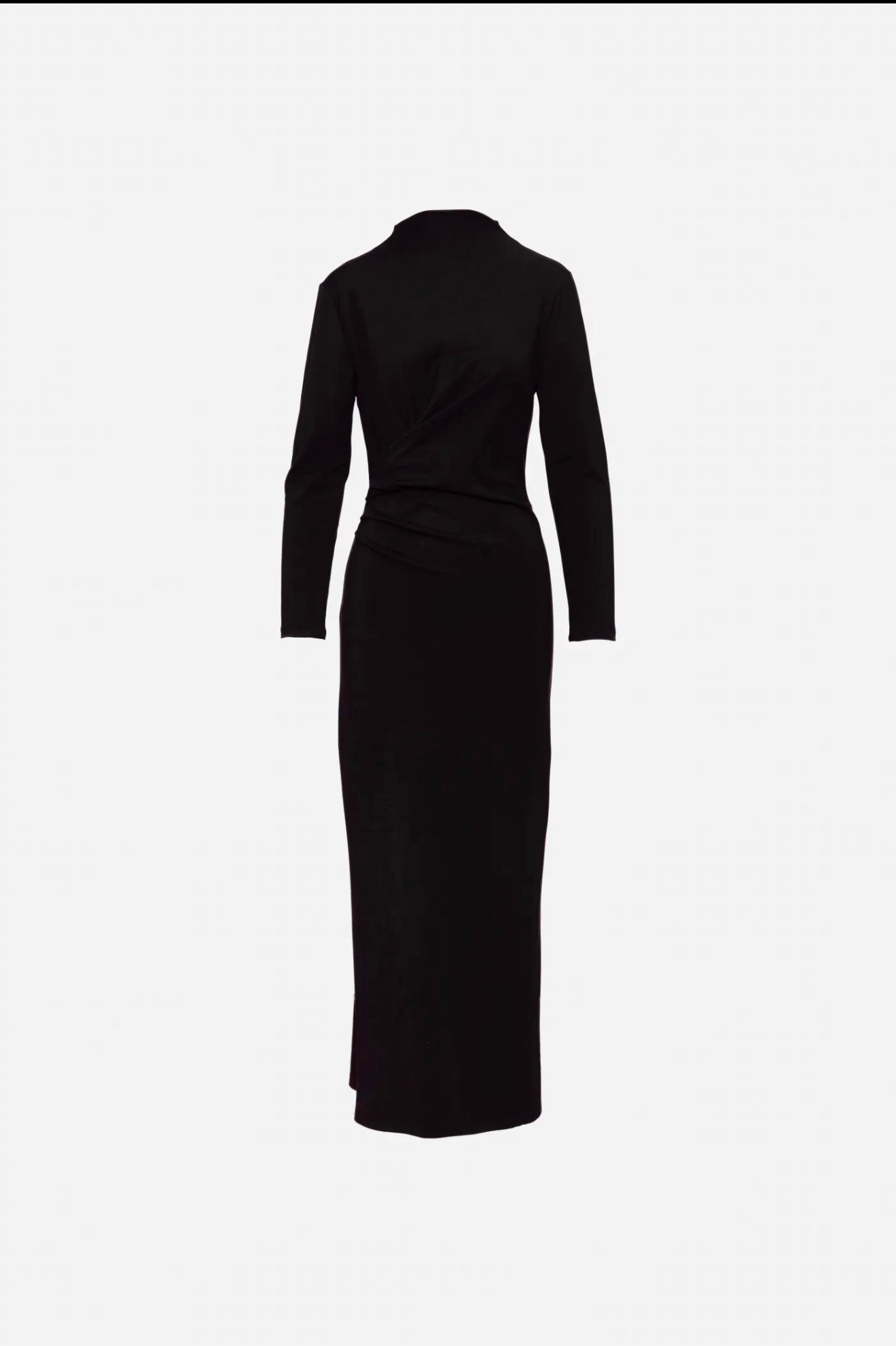 black long classic dress 729