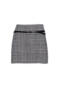 Short black&white skirt 867