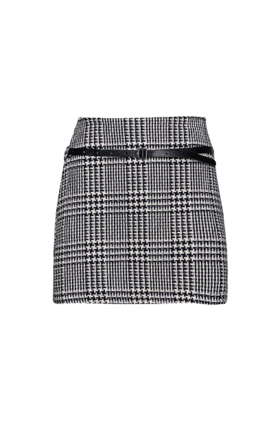 Short black&white skirt 867