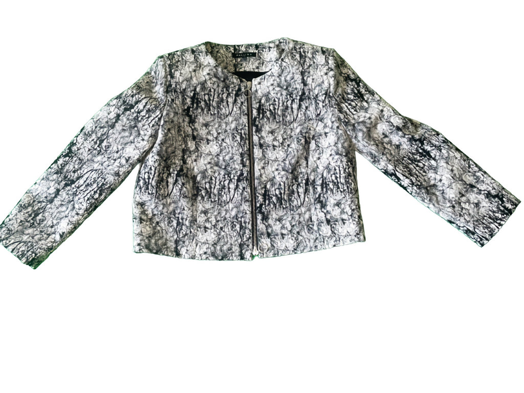 Marble cropped blazer