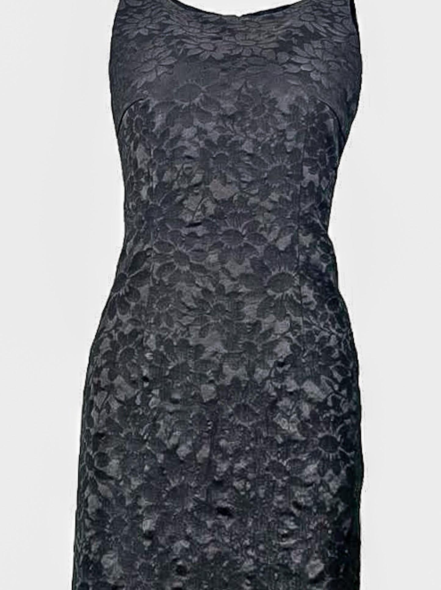 Black Jacquard Dress