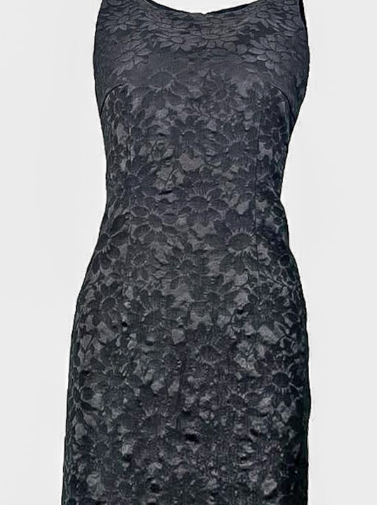 Black Jacquard Dress